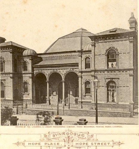 Hope Place Synagogue, Liverpool in 1850