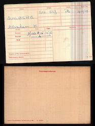 Medal index card