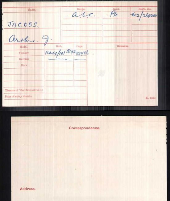 Medal card