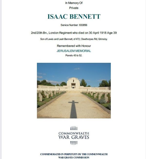 Memorial Certificate