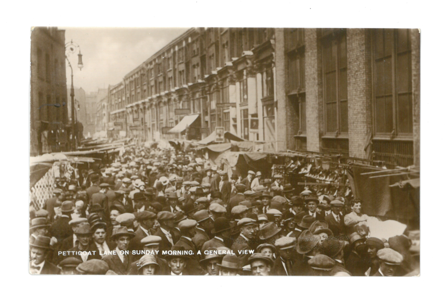 Teeming crowds on a Sunday morning
