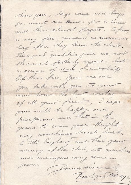 Brady Street Club - Letter from Richard (1)