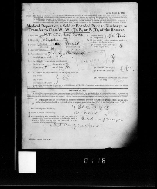 Military Record