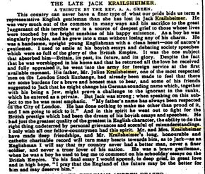 The Late Jack Kreilsheimer (Transcribed)