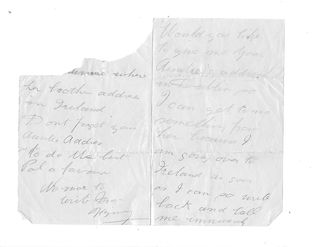 Letter from Hyman and transcription