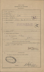 Jack's papers from the Canadian Army 