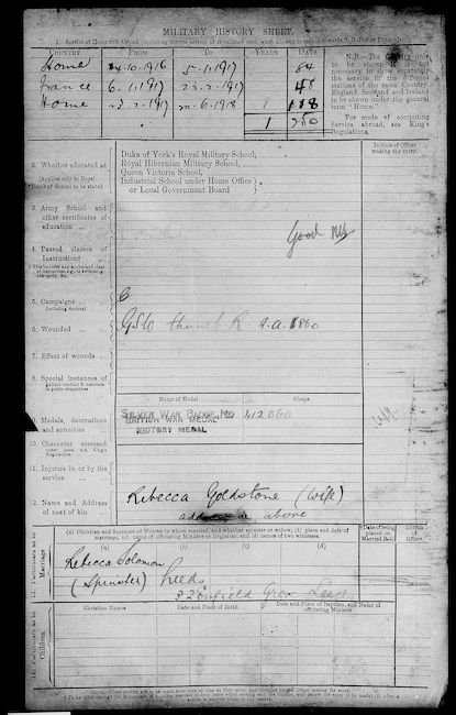 Military Record