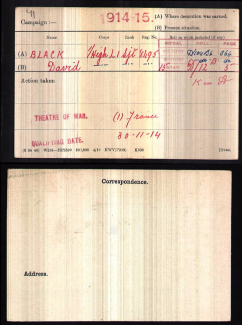 medal card