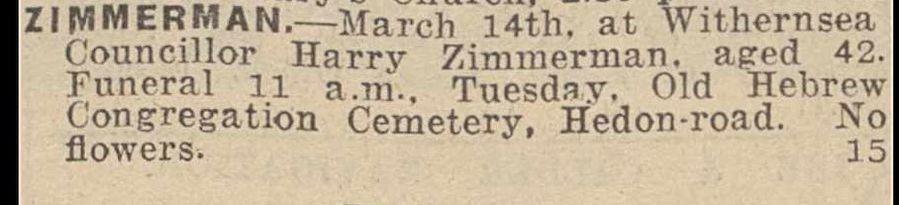 Death Announcement