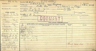 Military Record