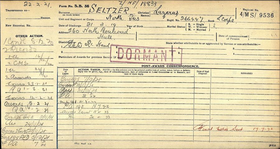 Military Record