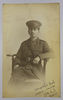 Photograph of soldier in uniform bearing the Star of David emblem. ©Jewish Museum London/Jewish Military Museum
