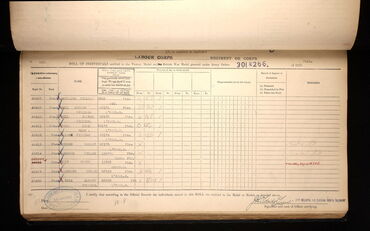 WW1 Service Medal and Award Roll