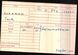 WW1 Medal Roll Index Card