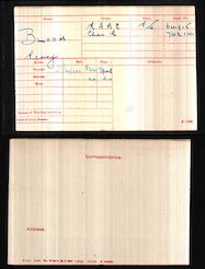 Medal index card