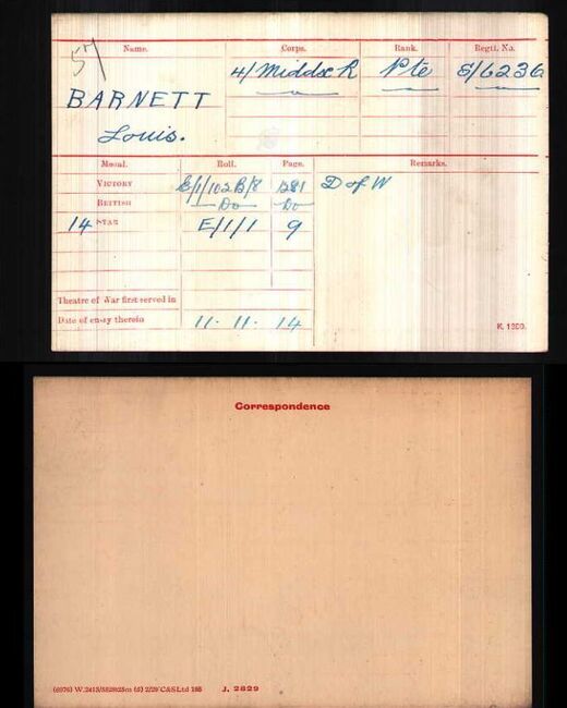 Medal card