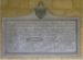 St John's Oxford, Memorial Plaque 