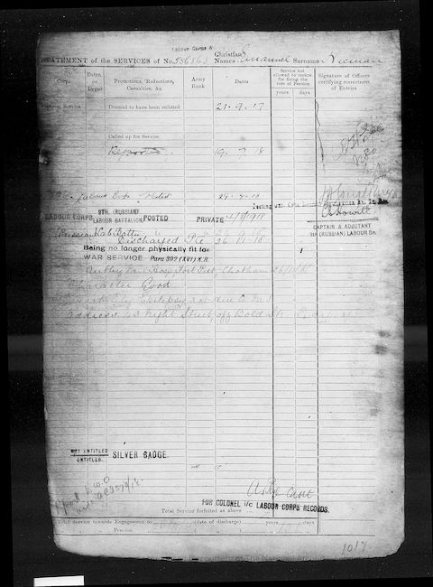 Military Record