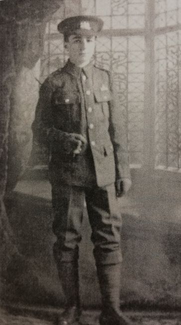 Alec in uniform