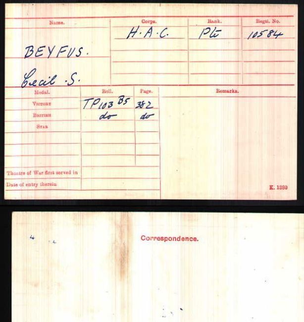 Medal card