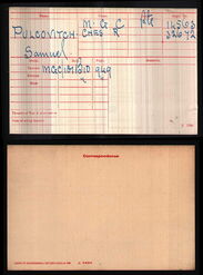 Medal Index Card 