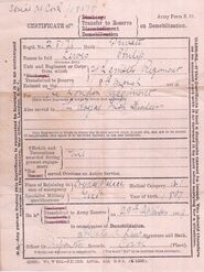 Demob registration