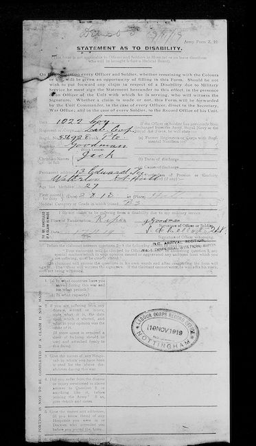 Military Record