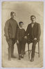 Photograph of Harry Mendoza in uniform of RFC aged 19, with his two brothers. ©Jewish Museum London/Jewish Military Museum