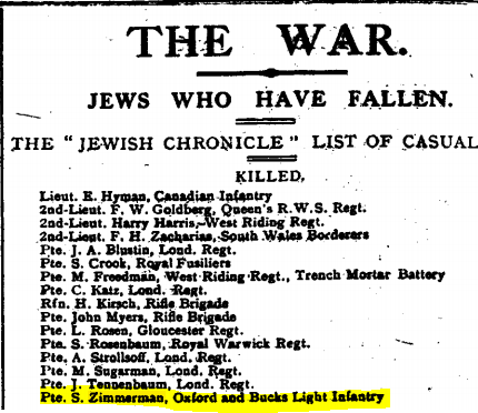 Jewish Chronicle KIA