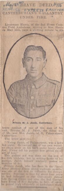 2nd Article detailing his heroic deed 