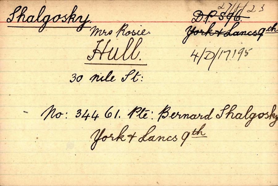 Dependant's Pension Card