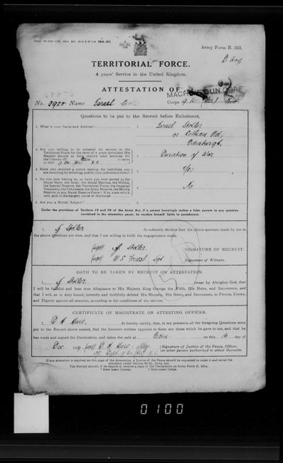 Army records