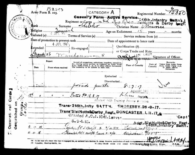 Military Record