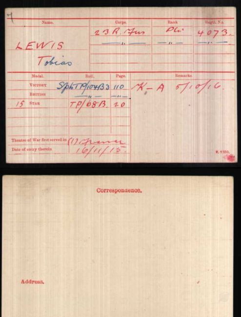 Medal card