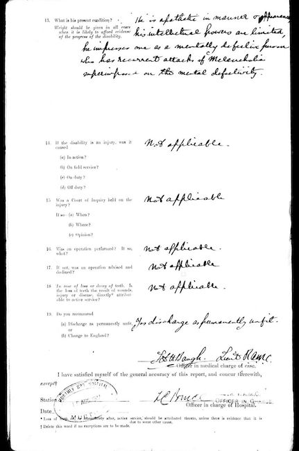 Military Record