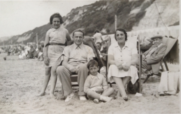 Sam with Sylvia, Leatrice and Braham