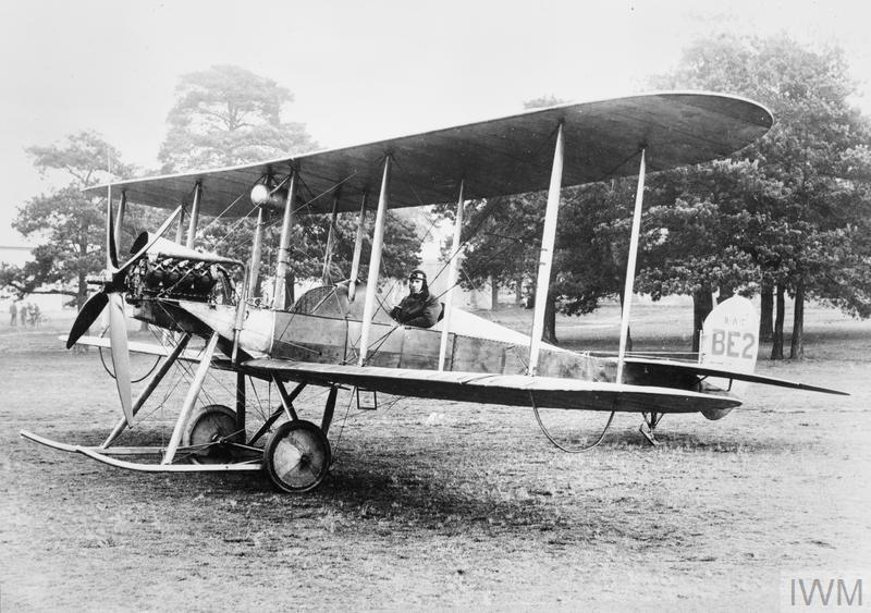 B.E.2 biplane. ©IWM (Q66016)