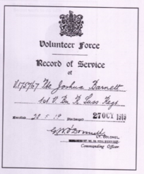 Record of Military Service
