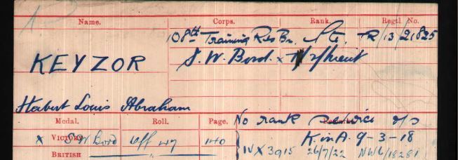 Herbert Louis Abraham Keyzor