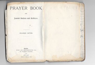 Prayer book for Jewish Soldiers