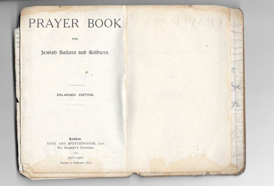 Prayer book for Jewish Soldiers