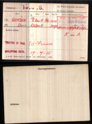 Medal card
