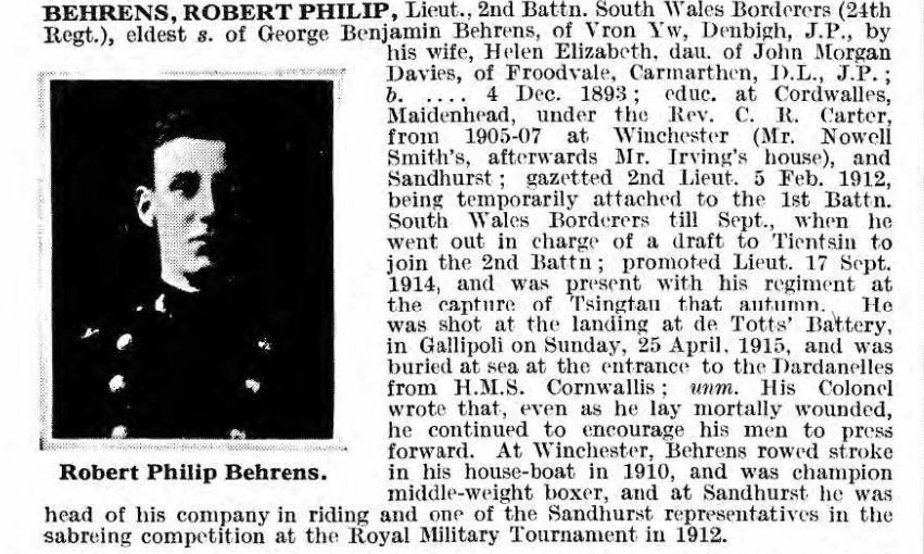 De Ruvigny's Role of Honour