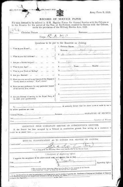 Military Record