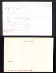 Medal index card