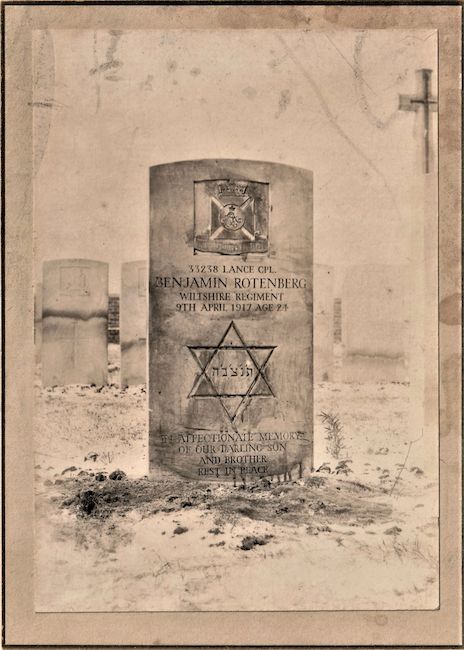 Ben's grave and headstone