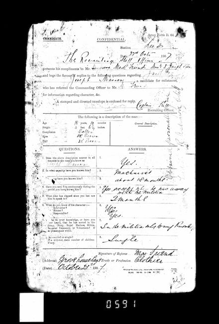 Military Record