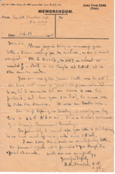 Letter (Transcribed into anecdotes)