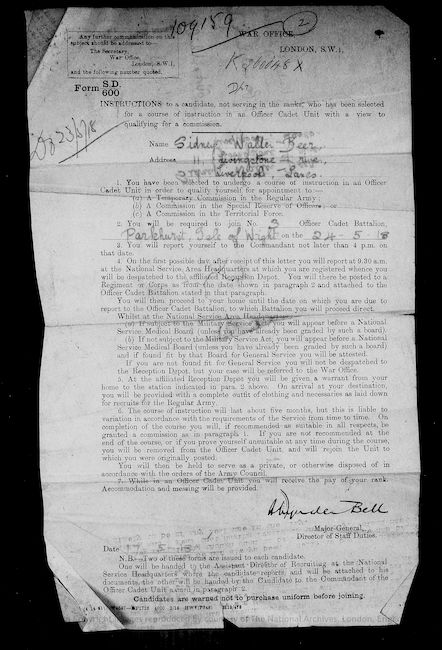 Military Record