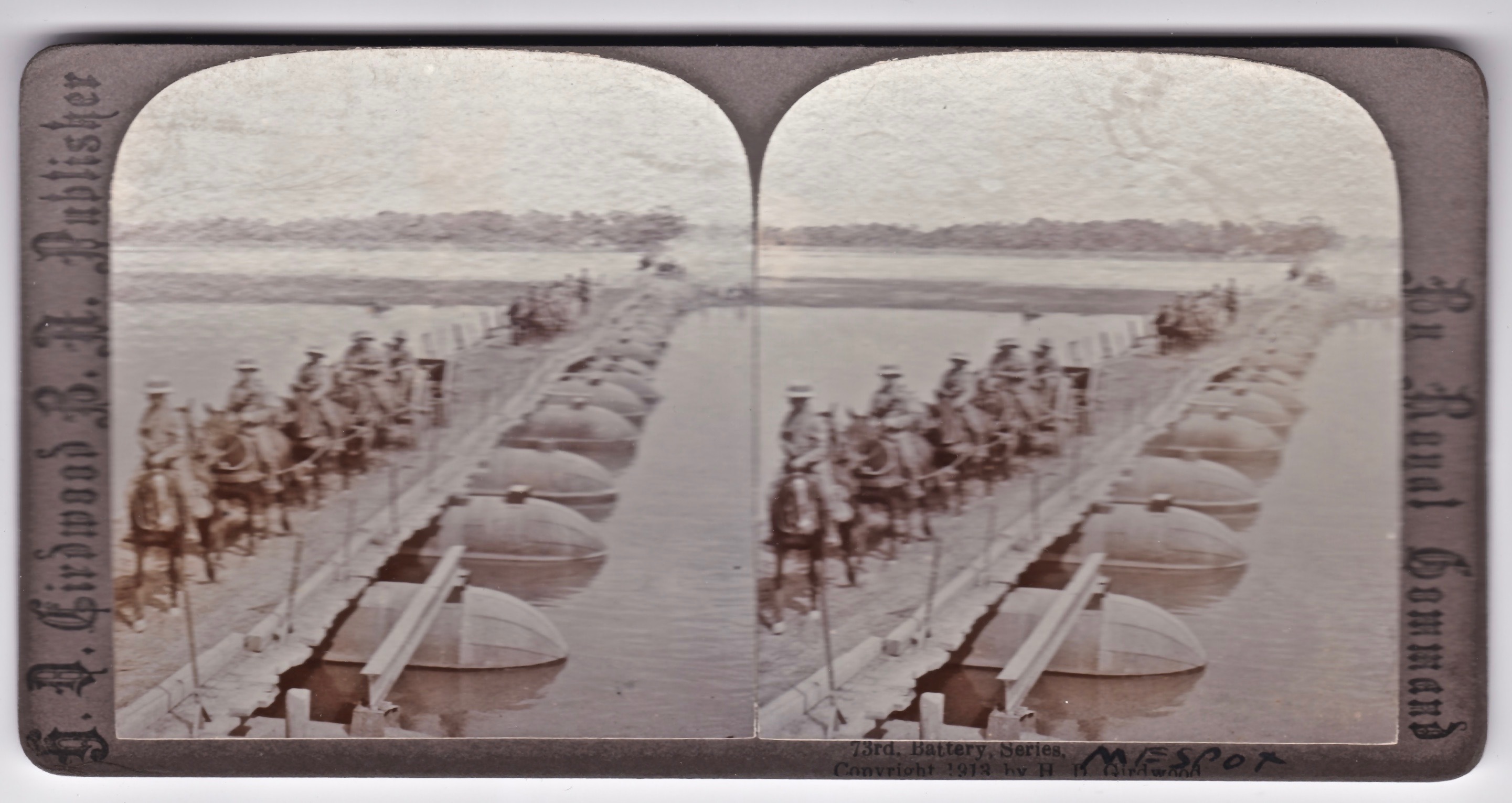 73rd. battery serie. 1913